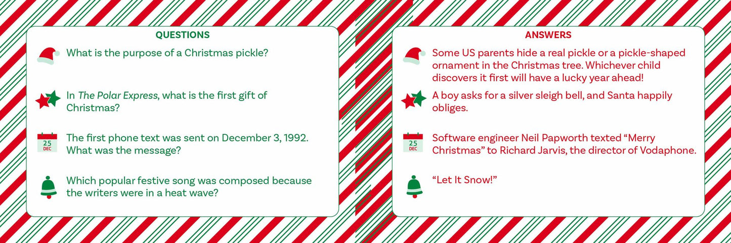 Why Does Santa Wear Red? Christmas Trivia Game: "Unwrap" 400 Christmas-Themed Questions