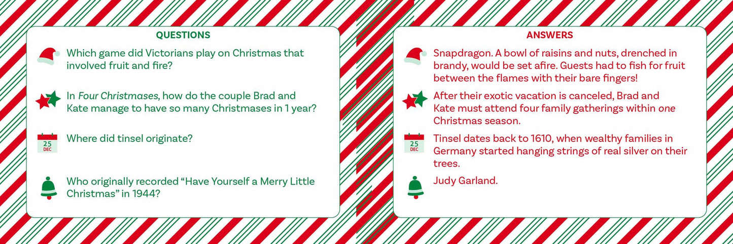 Why Does Santa Wear Red? Christmas Trivia Game: "Unwrap" 400 Christmas-Themed Questions