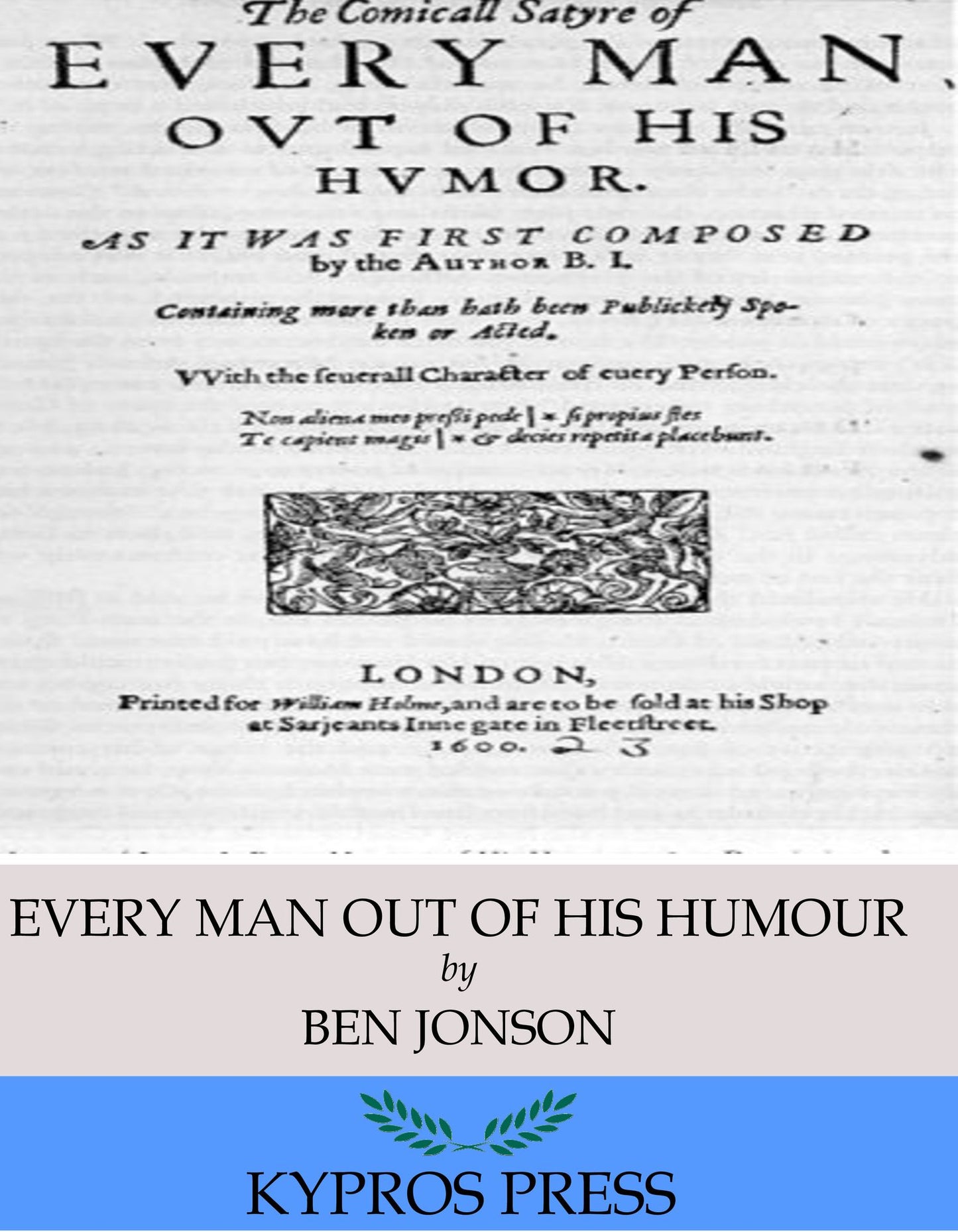 Every Man out of His Humour