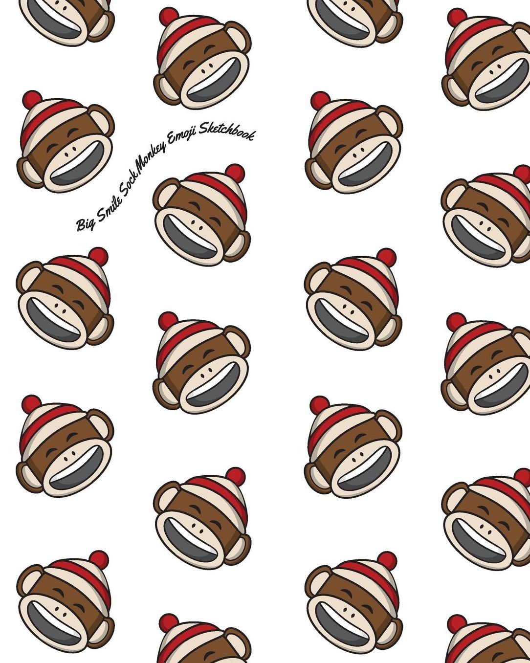 Big Smile Sock Monkey Emoji Sketchbook