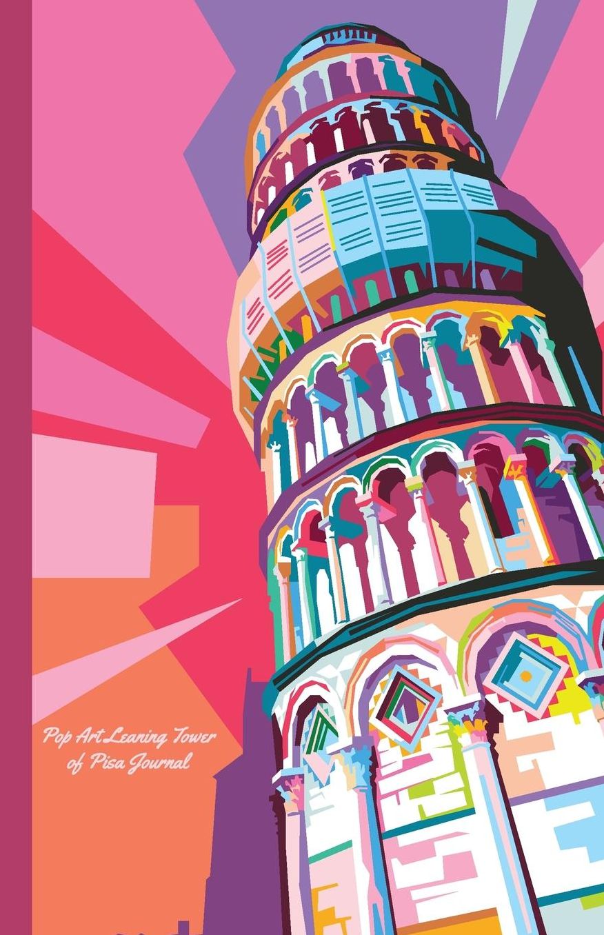 Pop Art Leaning Tower of Pisa Journal