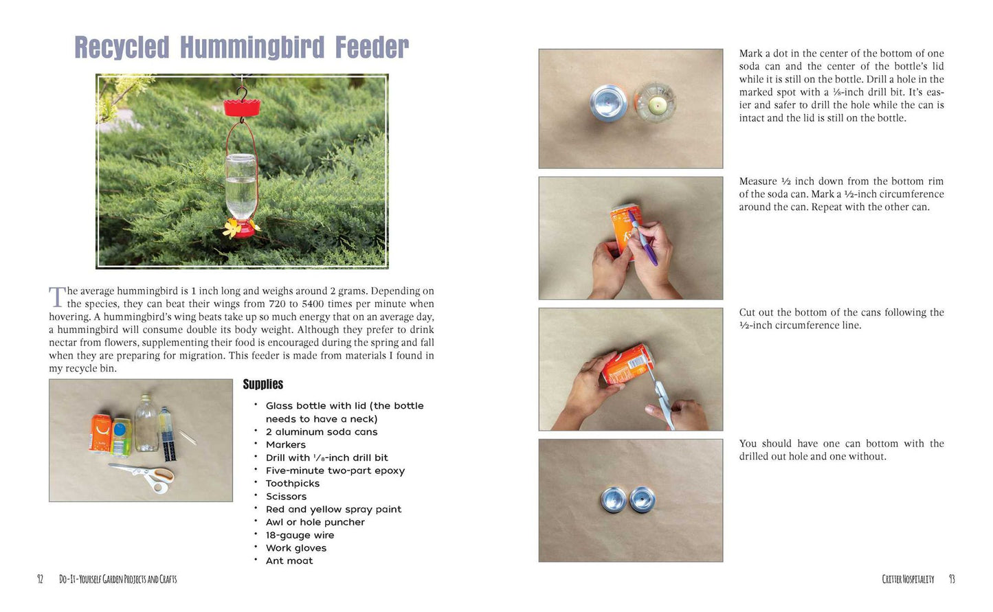 Do-It-Yourself Garden Projects and Crafts: 60 Planters, Bird Houses, Garden Lights, Garlands, and More!