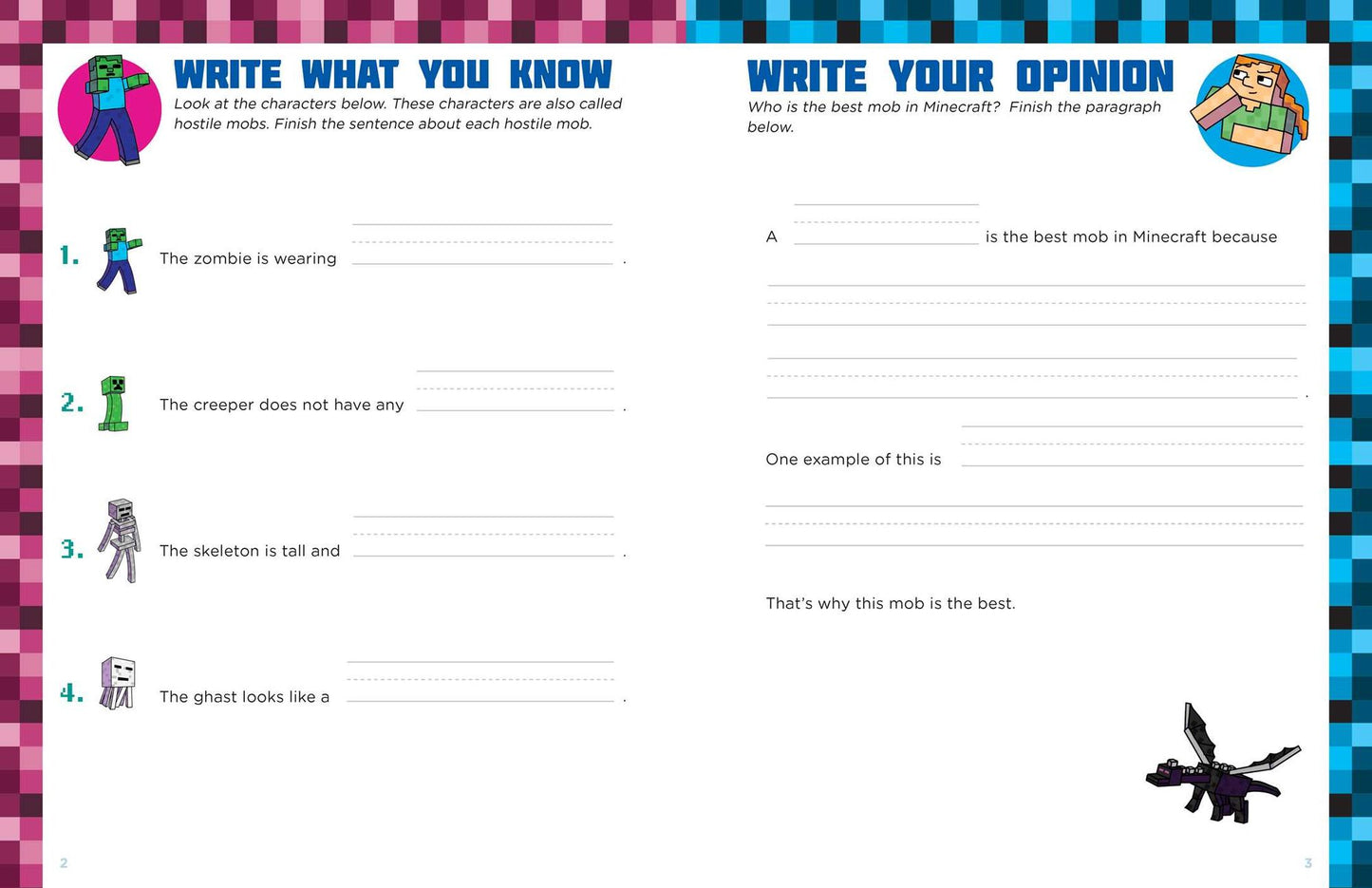 Writing for Minecrafters: Grade 1