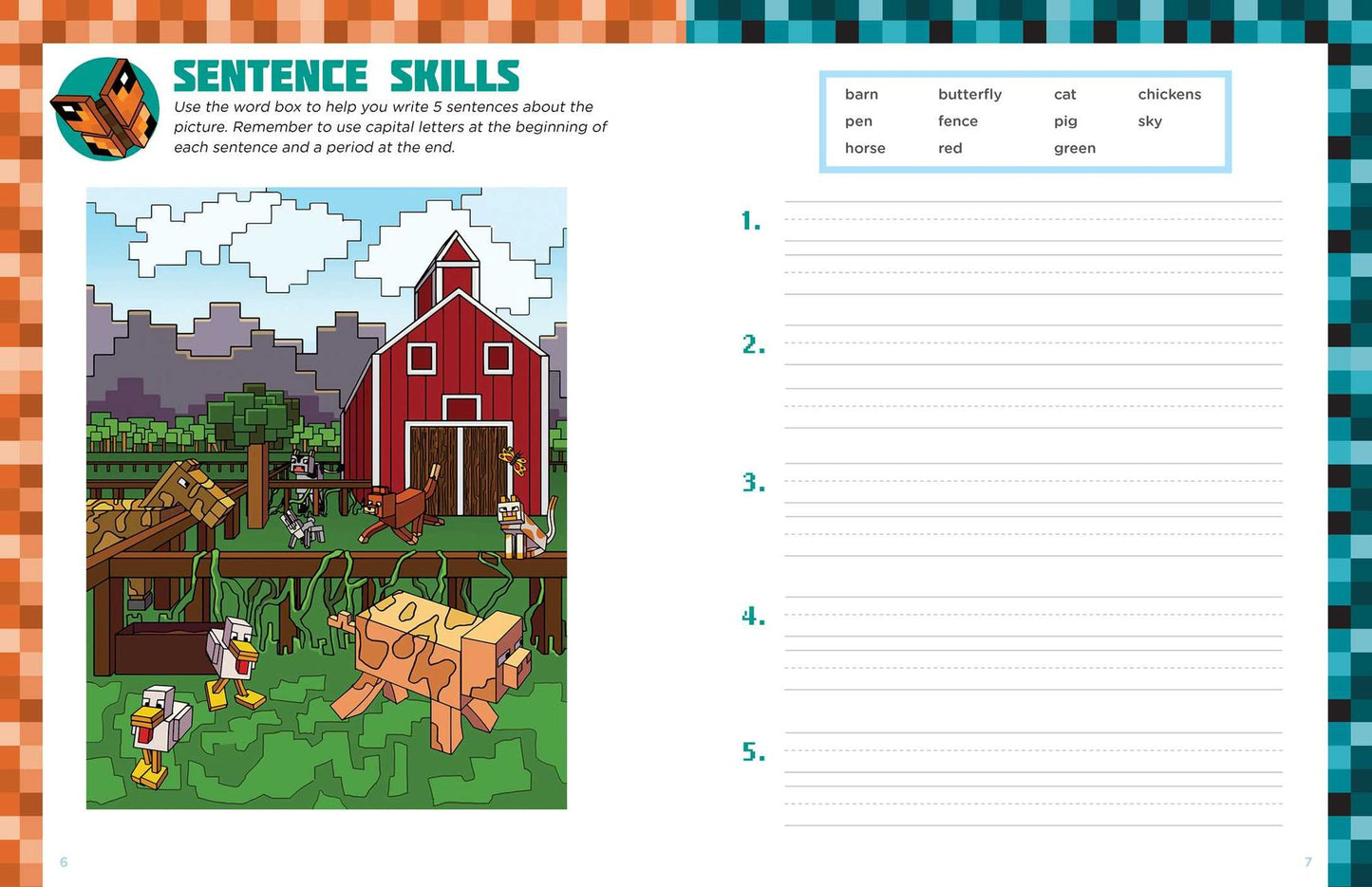 Writing for Minecrafters: Grade 1