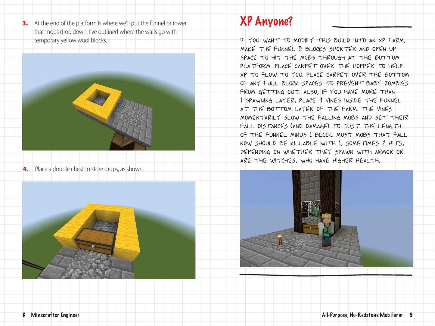 Minecrafter Engineer: Awesome Mob Grinders and Farms: Contraptions for Getting the Loot