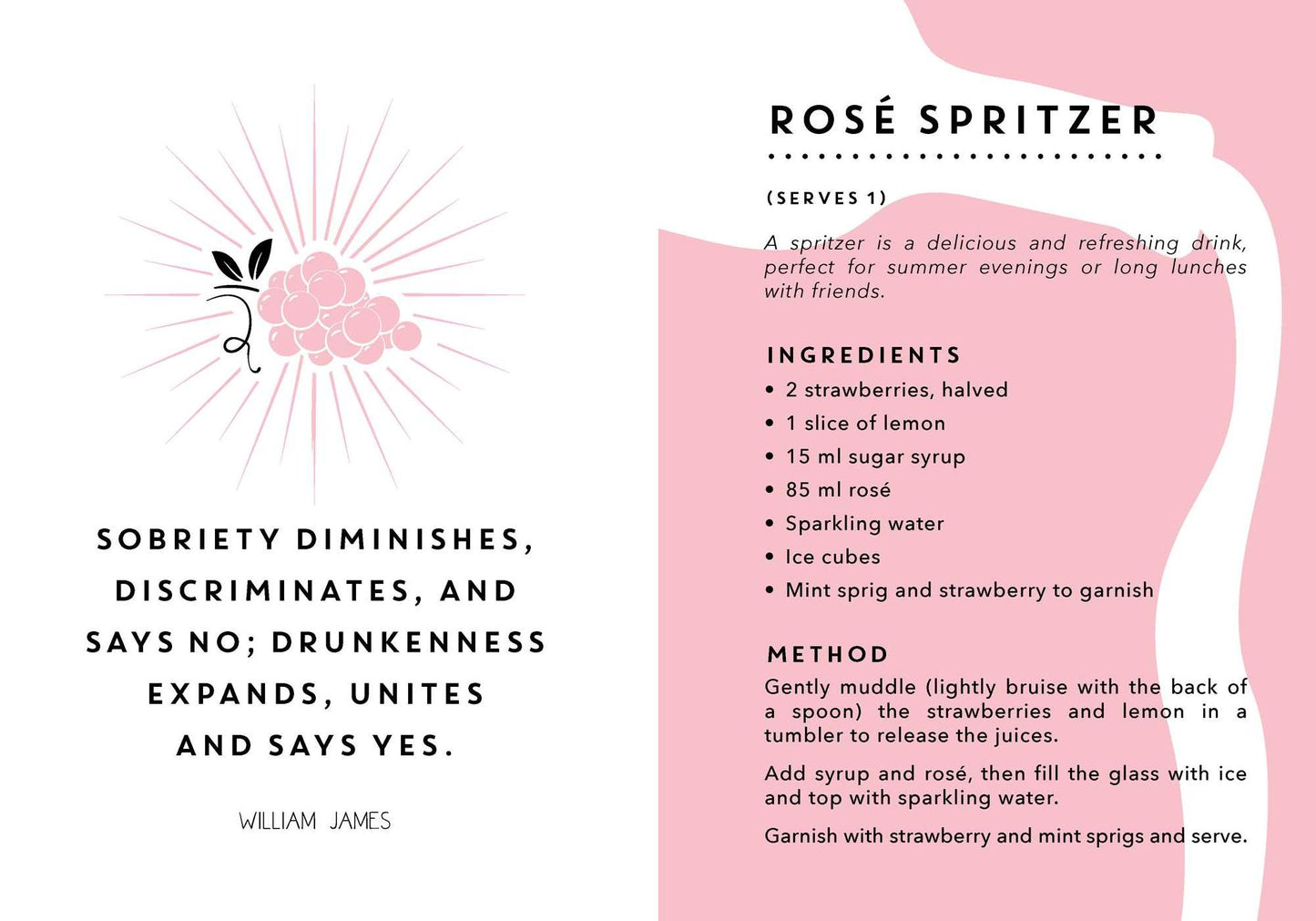 The RosÃ¯Â¿Â½ Lover's Companion: A Collection of Recipes, Quotes, and Advice for Wine Lovers