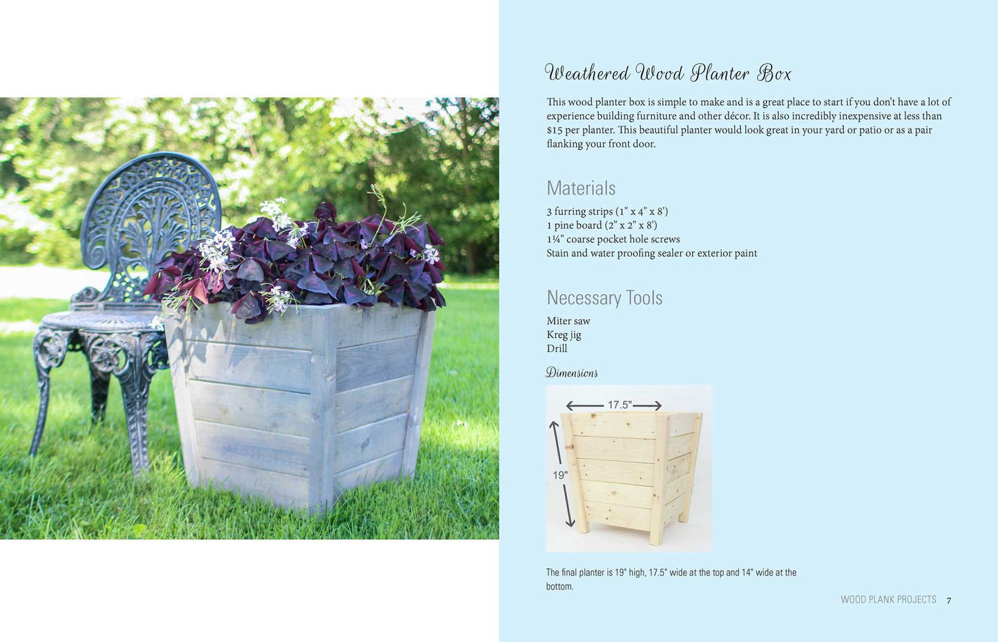 Wood Plank Projects: 30 Simple and Creative DIY DÃ¯Â¿Â½cor Ideas for Your Home and Garden