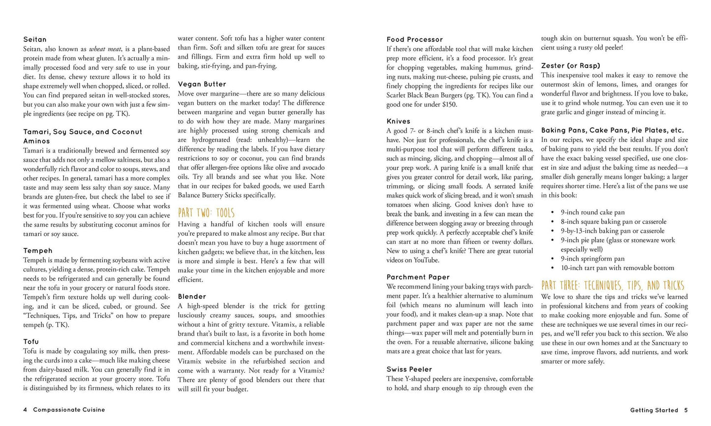 The Catskill Animal Sanctuary's Vegan Cookbook