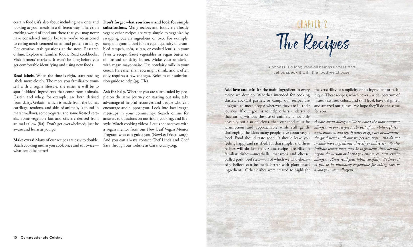 The Catskill Animal Sanctuary's Vegan Cookbook