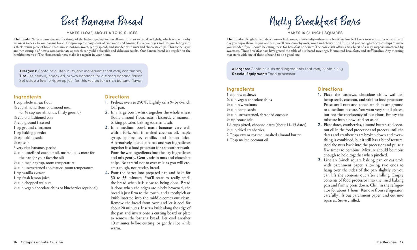 The Catskill Animal Sanctuary's Vegan Cookbook