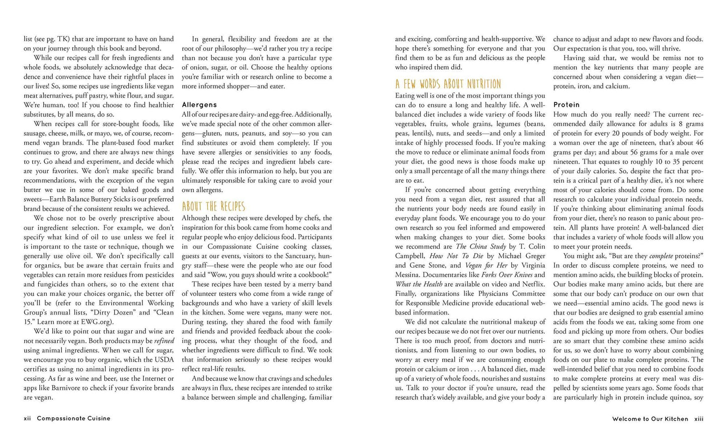 The Catskill Animal Sanctuary's Vegan Cookbook