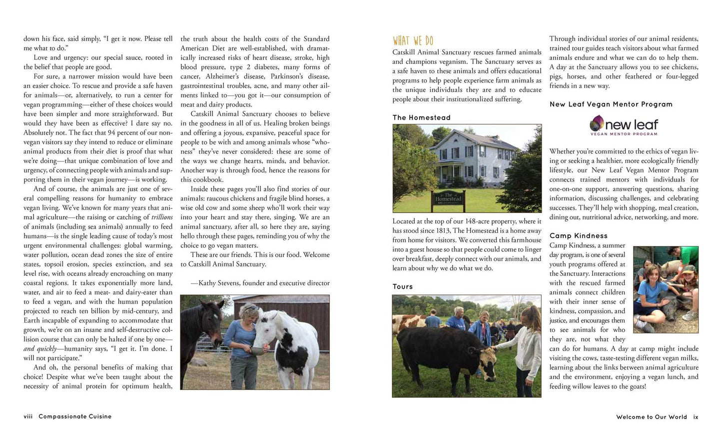 The Catskill Animal Sanctuary's Vegan Cookbook