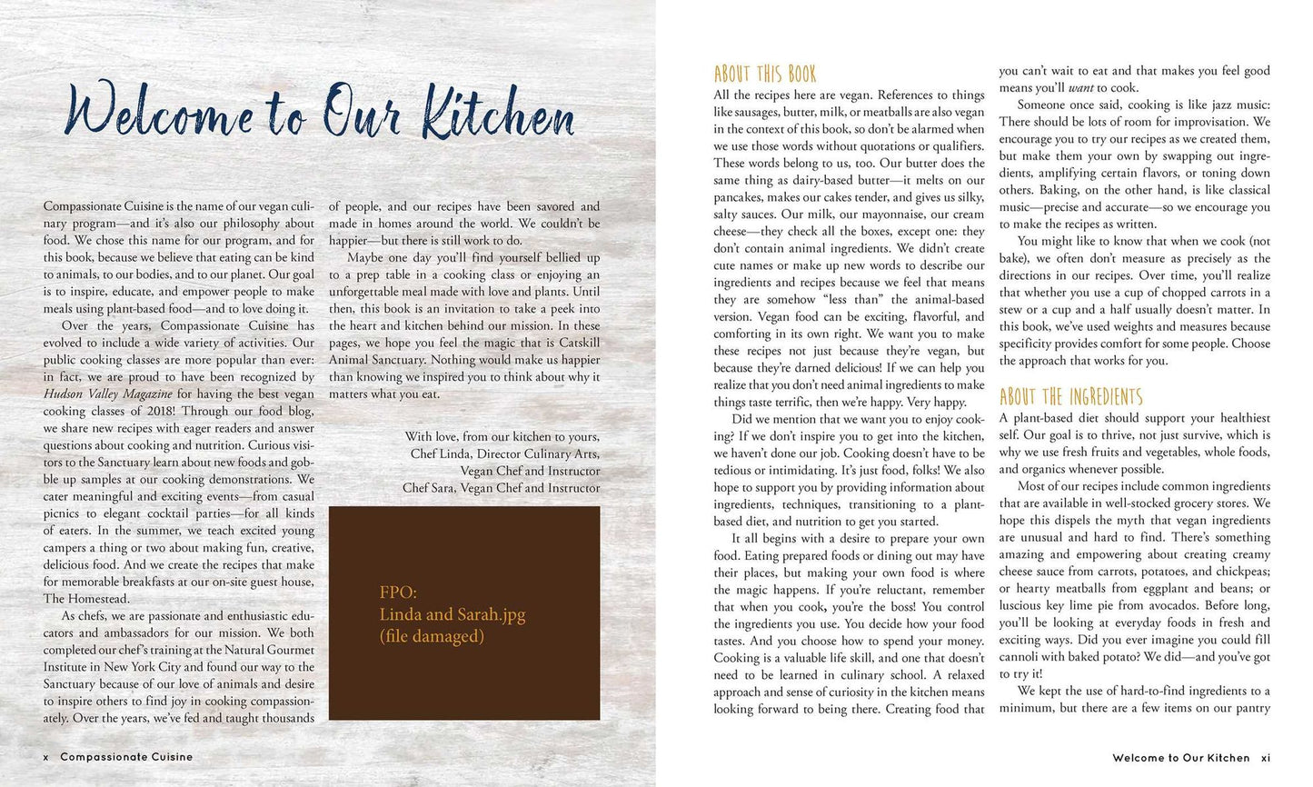 The Catskill Animal Sanctuary's Vegan Cookbook