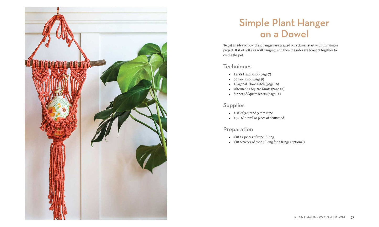 MacramÃ¯Â¿Â½ Plant Hangers: Creative Knotted Crafts for Your Stylish Home