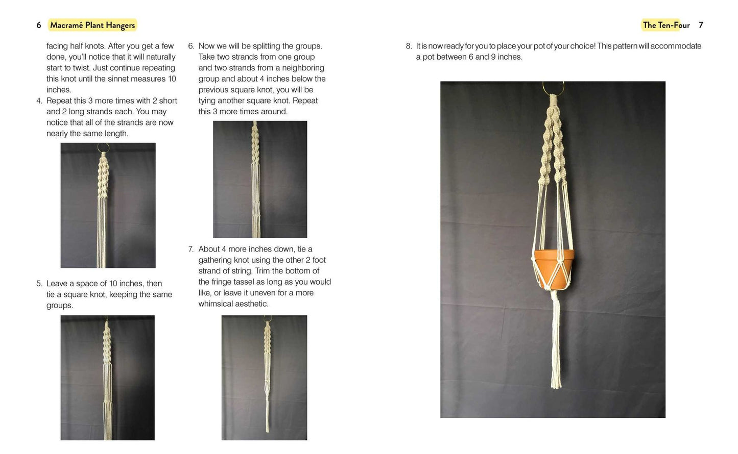 MacramÃ¯Â¿Â½ Plant Hangers: Creative Knotted Crafts for Your Stylish Home
