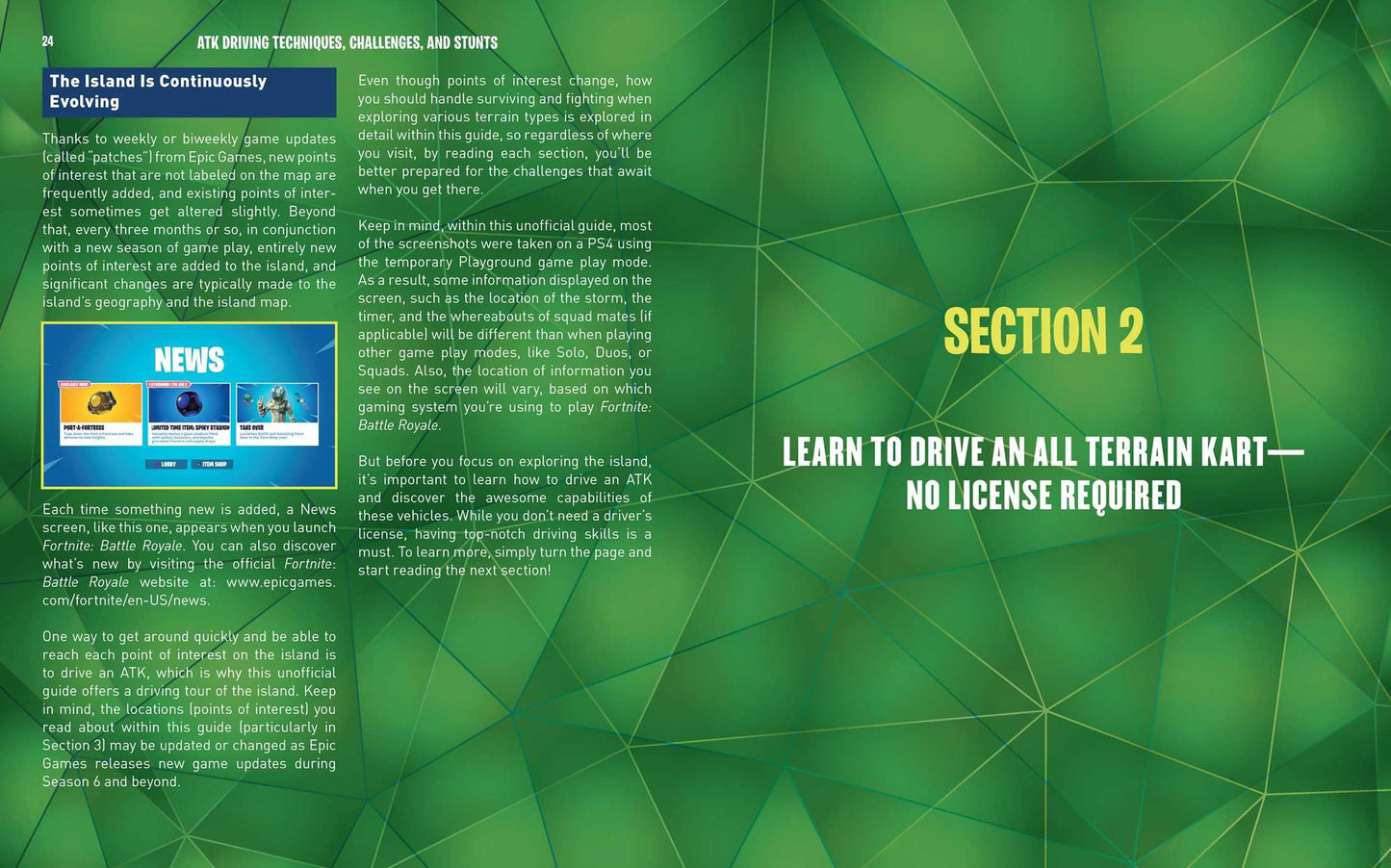 An Unofficial Encyclopedia of Strategy for Fortniters: Atk Driving Techniques, Challenges, and Stunts