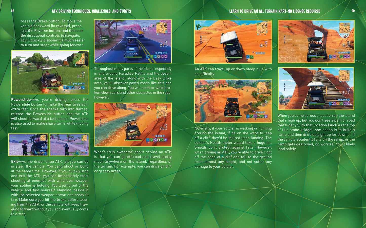 An Unofficial Encyclopedia of Strategy for Fortniters: Atk Driving Techniques, Challenges, and Stunts