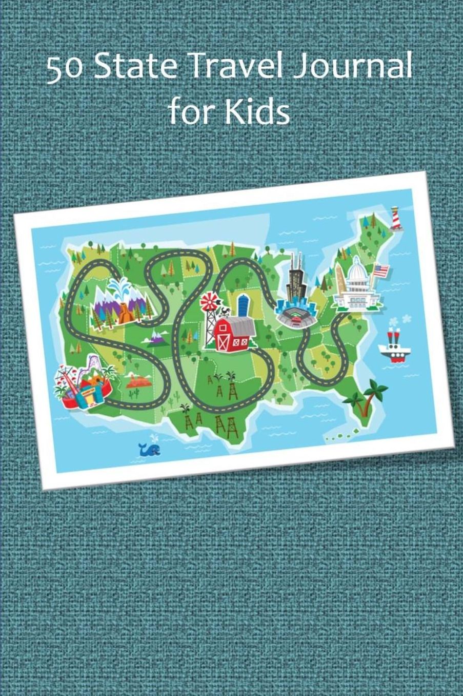 50 State Travel Journal for Kids