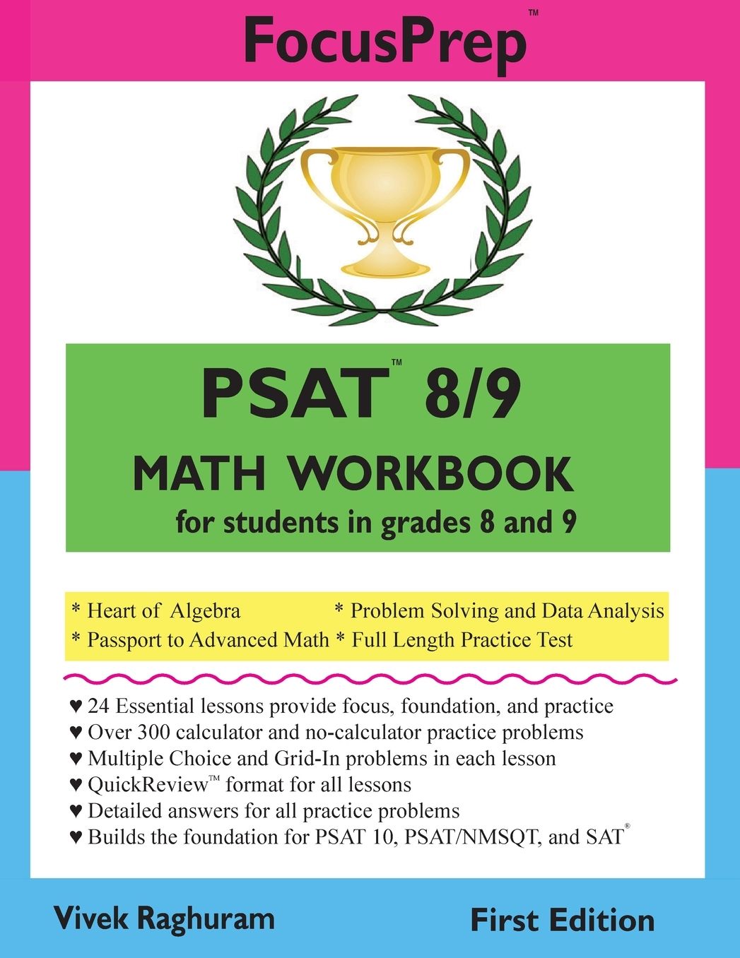 PSAT 8/9 Math Workbook: For Students in Grades 8 and 9.