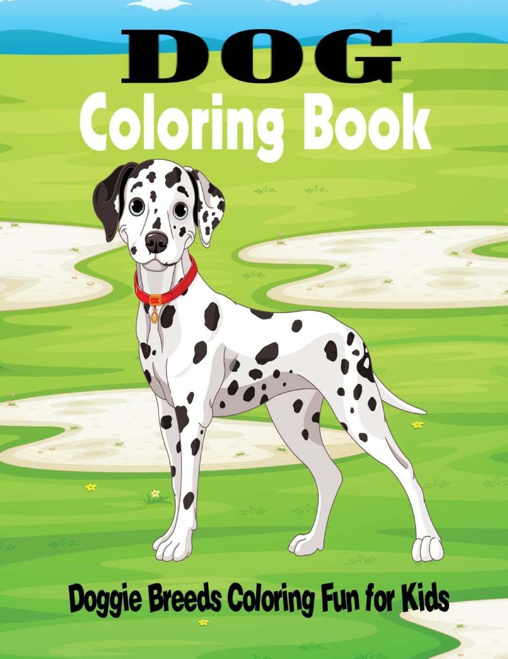 Dog Coloring Book: Doggie Breeds Coloring Fun for Kids