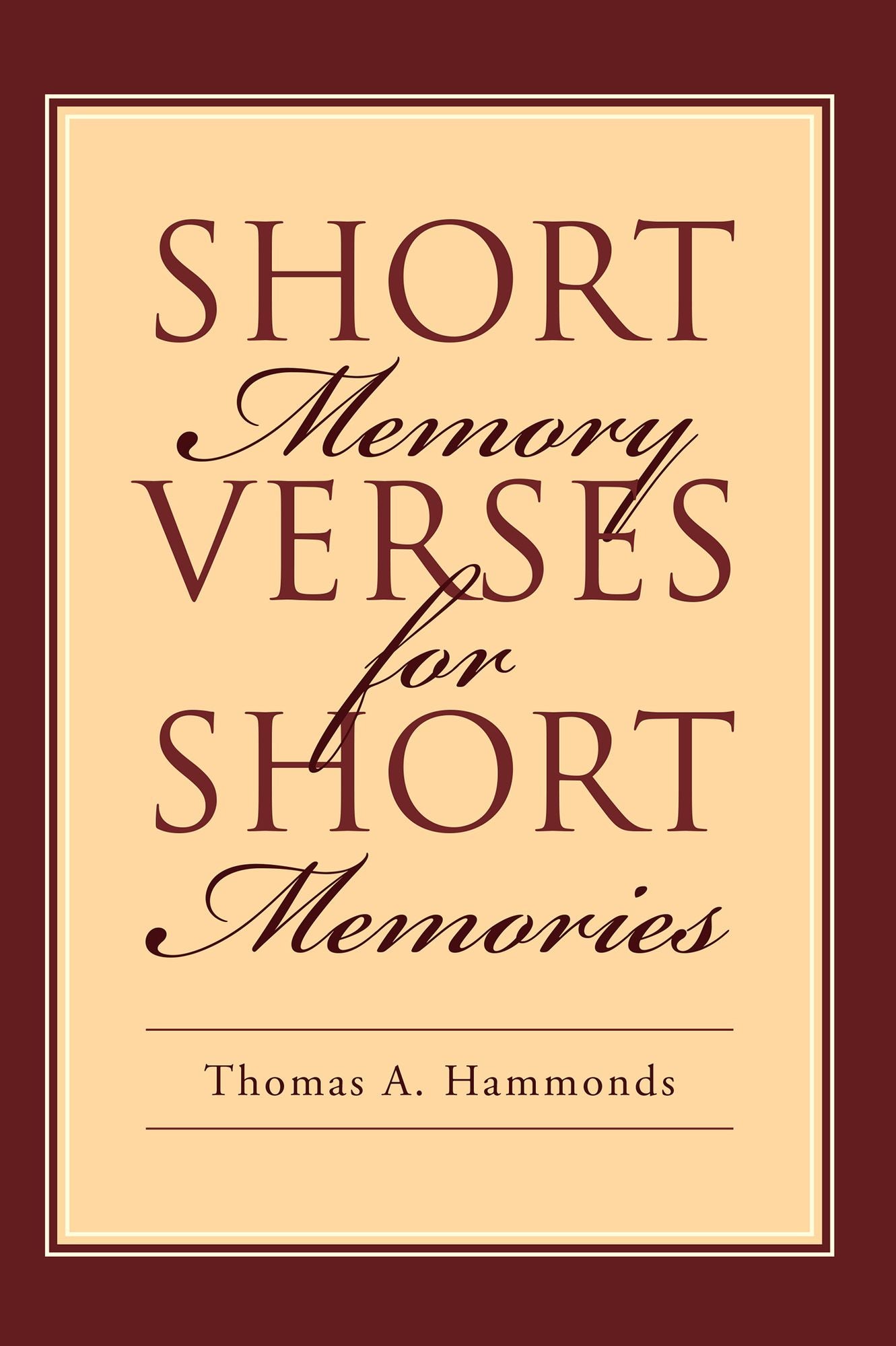 Short Memory Verses for Short Memories