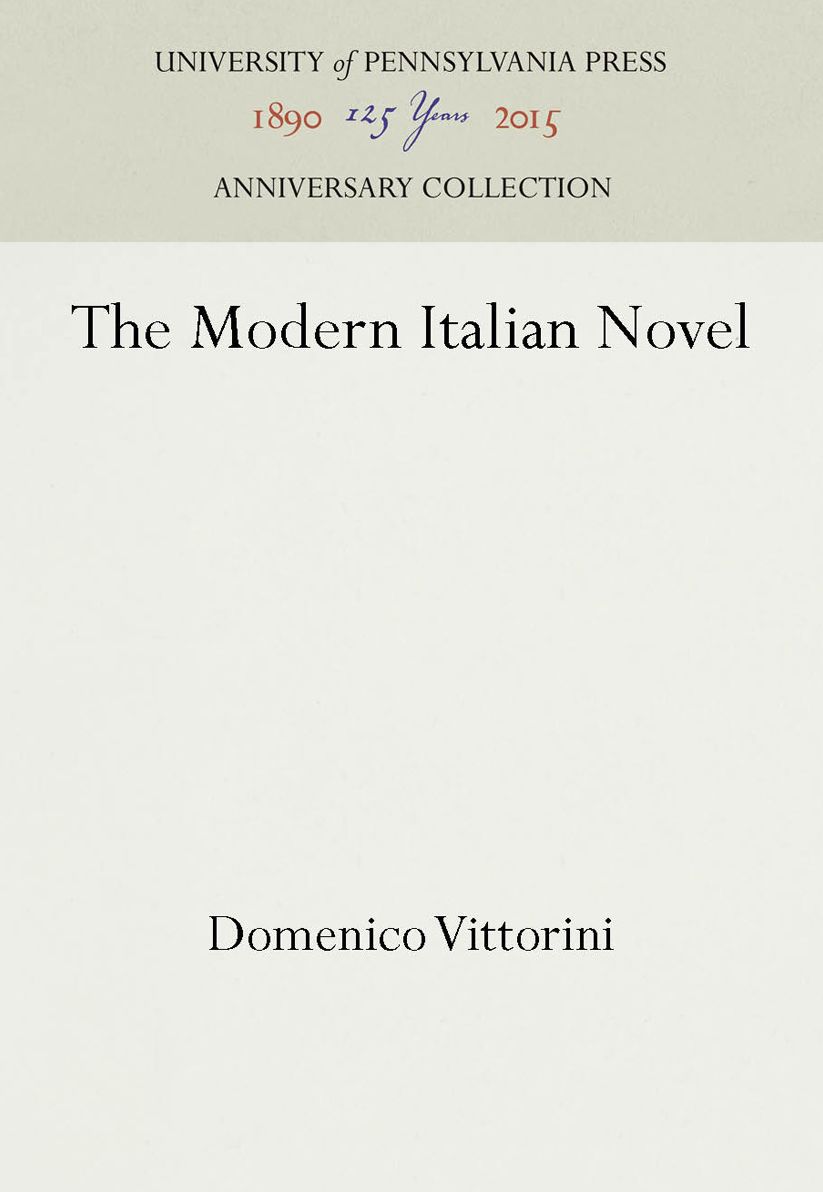 The Modern Italian Novel