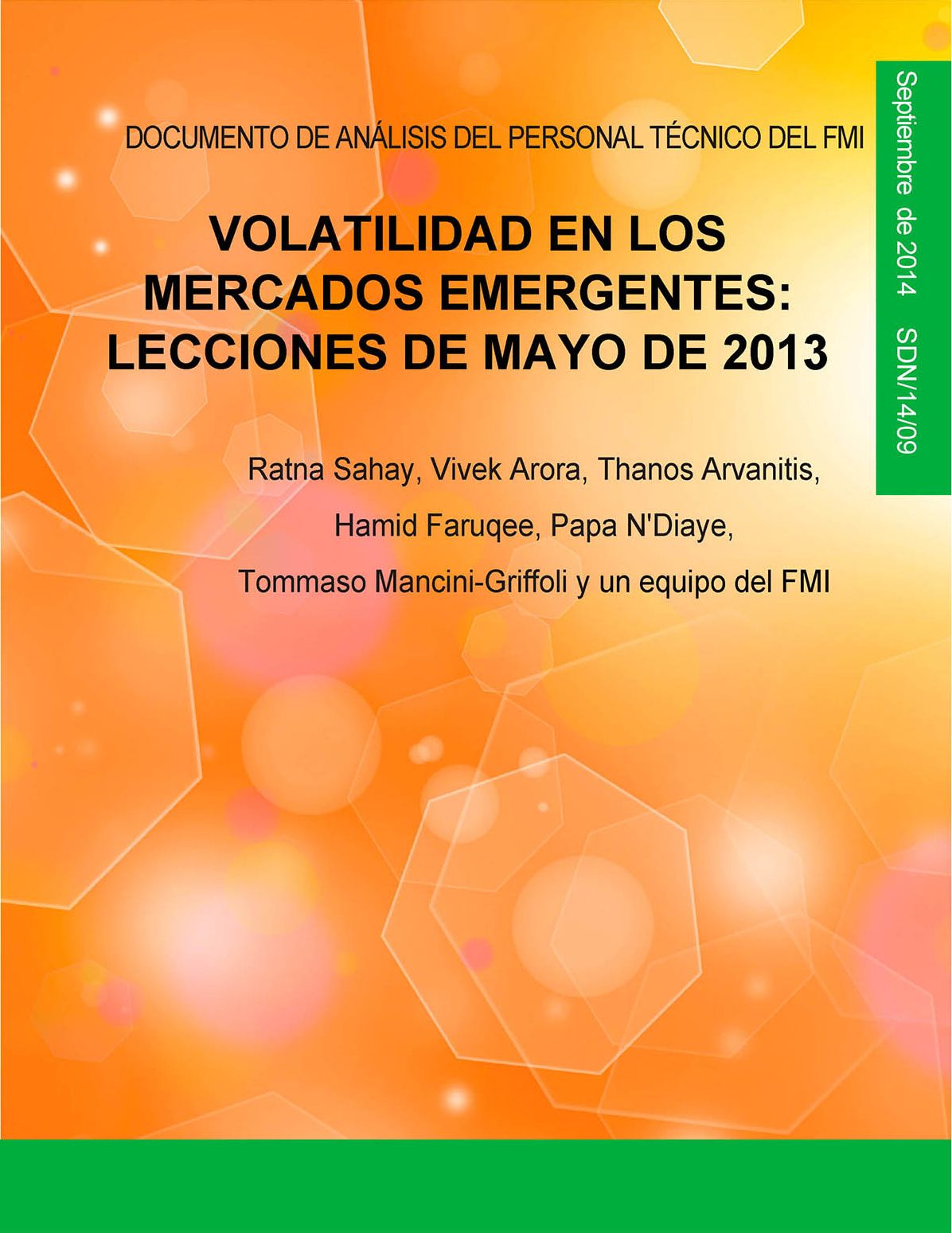 Volatilidad en los mercados emergentes: Lecciones de mayo de 2013