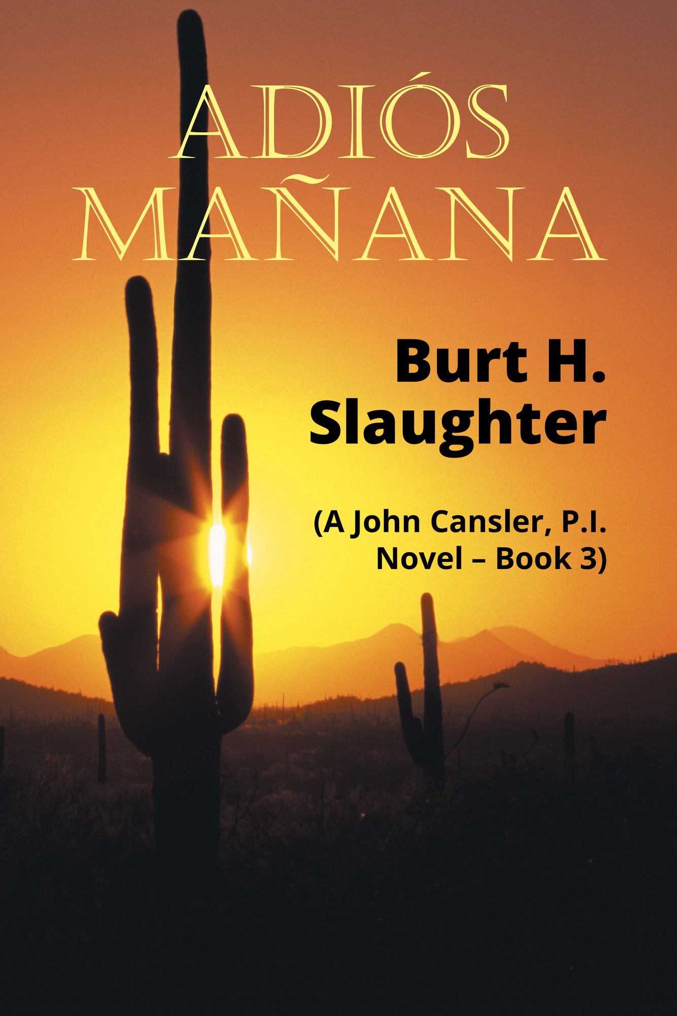Adiós Mañana: (A John Cansler, P.I. Novel - Book 3)