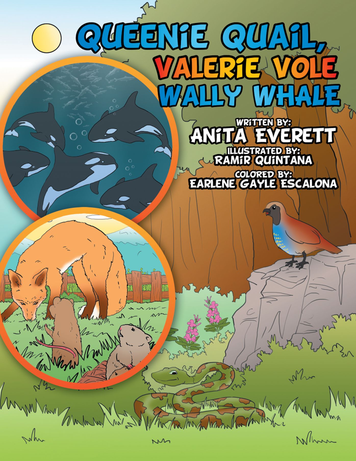 Queenie Quail, Valerie Vole and Wally Whale