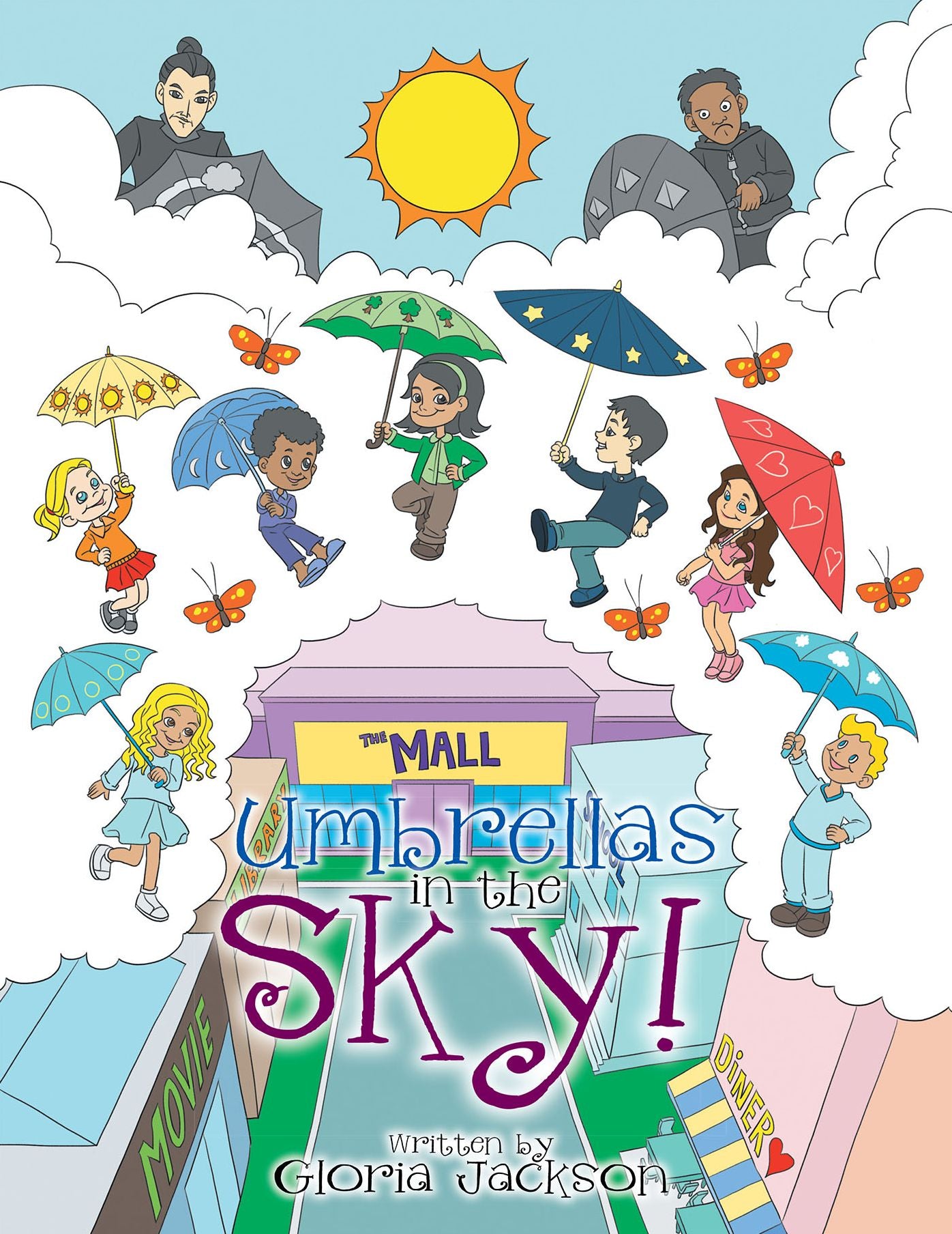 Umbrella's in the Sky! (PagePerfect NOOK Book)