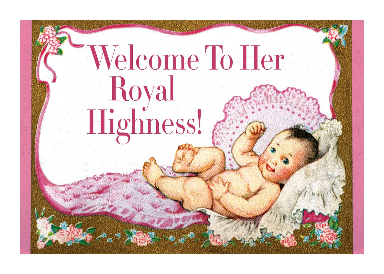 Baby Girl - New Child Greeting Card