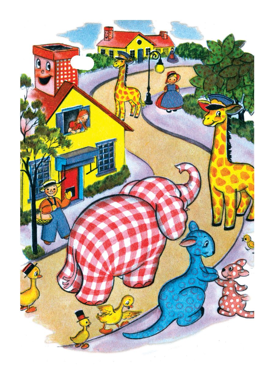 Happy Animals Village - Encouragement Greeting Card