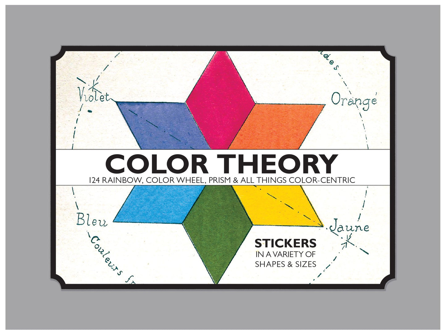 Color Theory - Sticker Box: 166 Rainbow, Color Wheel, Prism and all things Color-centric