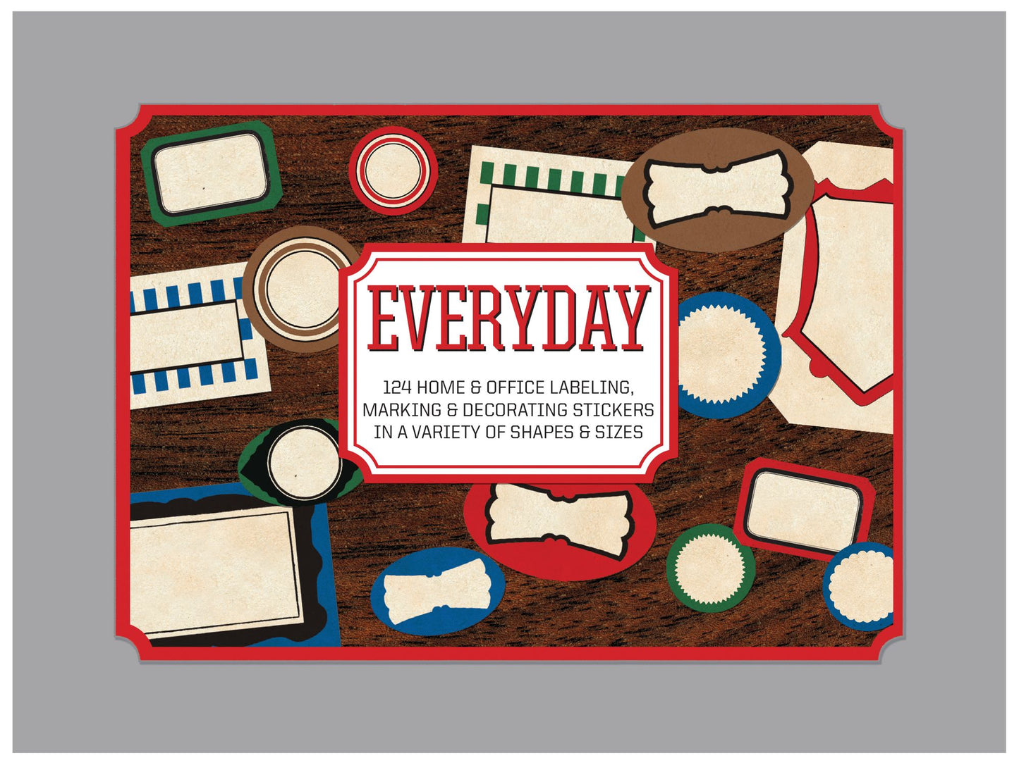 Everyday Labels - Sticker Box: 166 Home and Office, Labelling, Marking and Decorating Stickers in a Variety of Shapes and Sizes