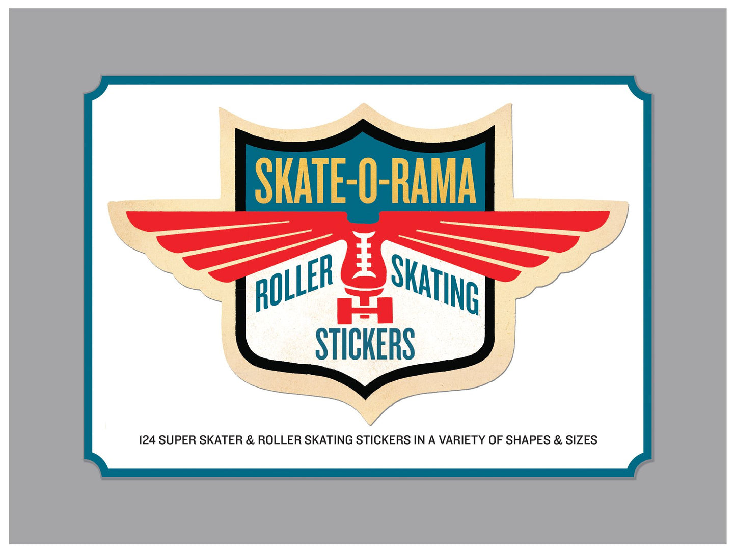 Roller Rink - Sticker Box: 166 Super Skater and Disco Roller Stickers in a Variety of Shapes and Sizes