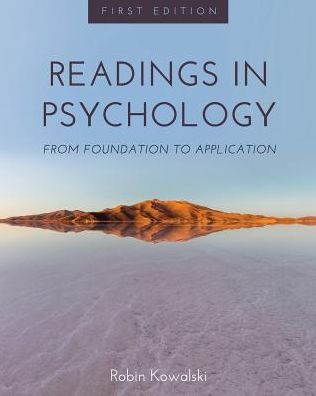 Readings in Psychology: From Foundation to Application