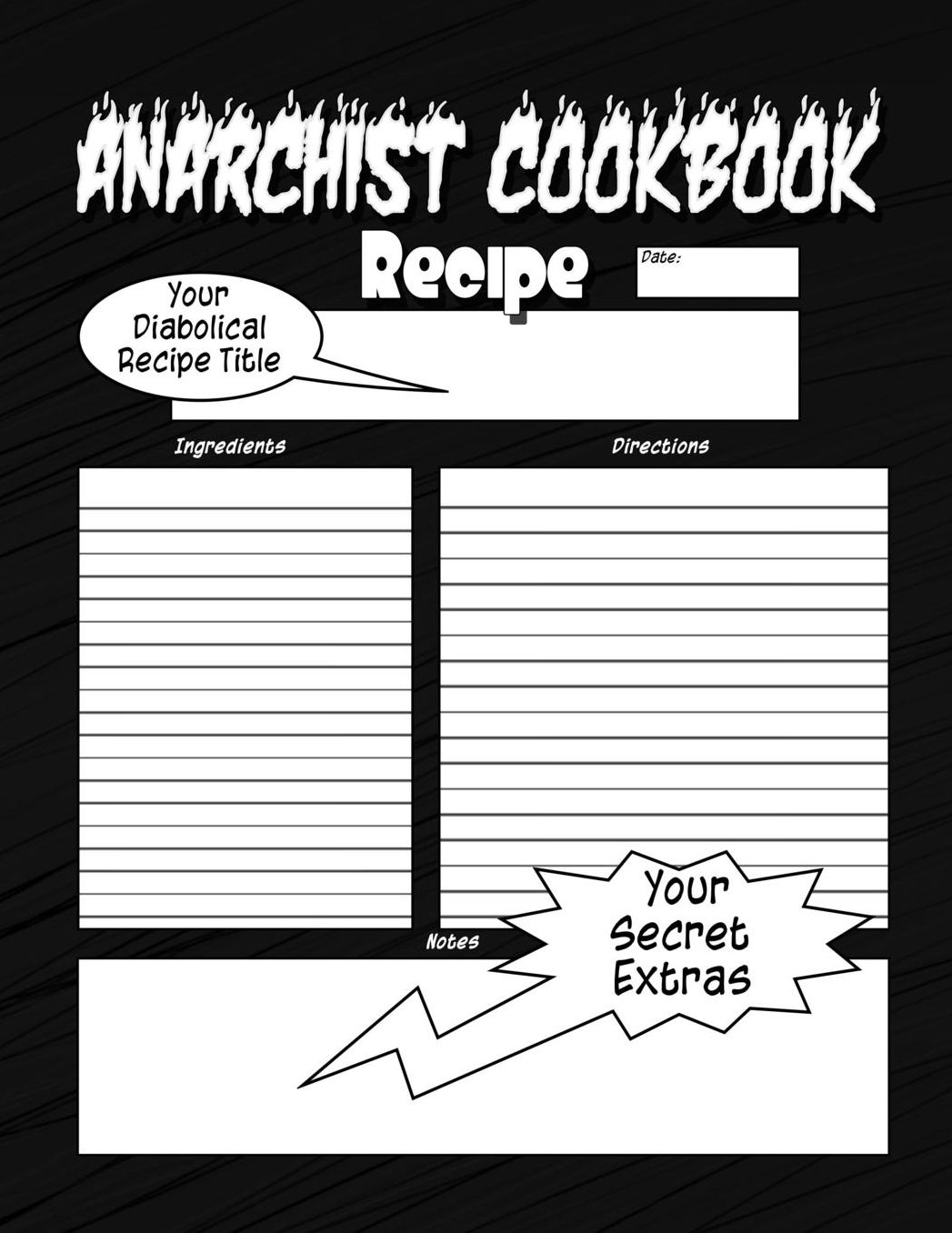 Anarchist Cookbook: The Anarchist Cookbook You Now Want!