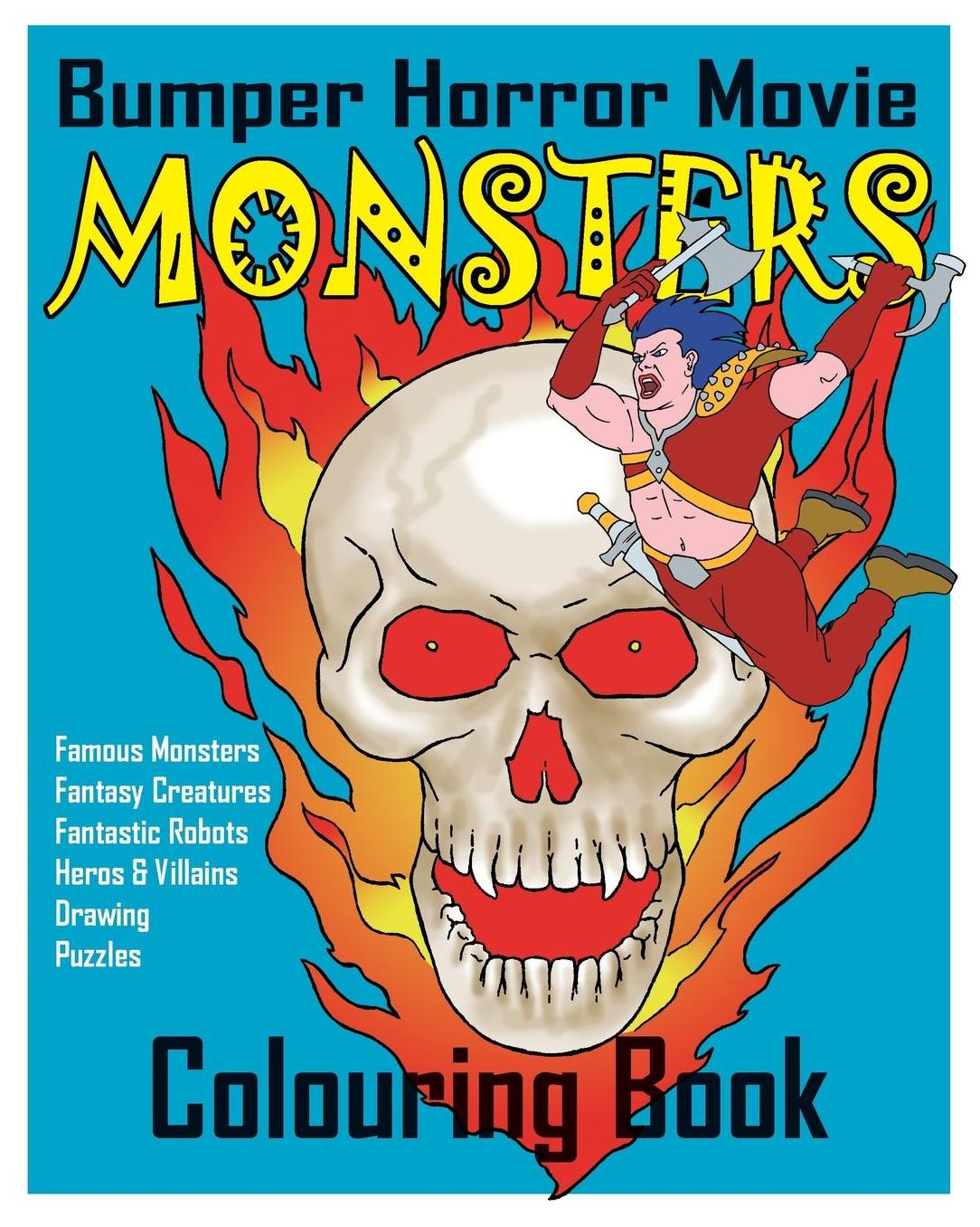 Bumper Horror Movie Monsters Colouring Book
