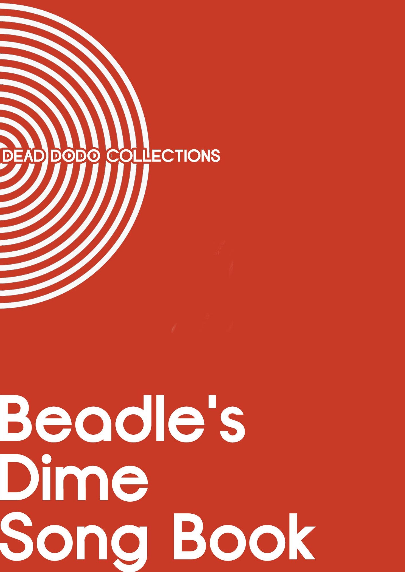 Beadle's Dime Song Book No. 4