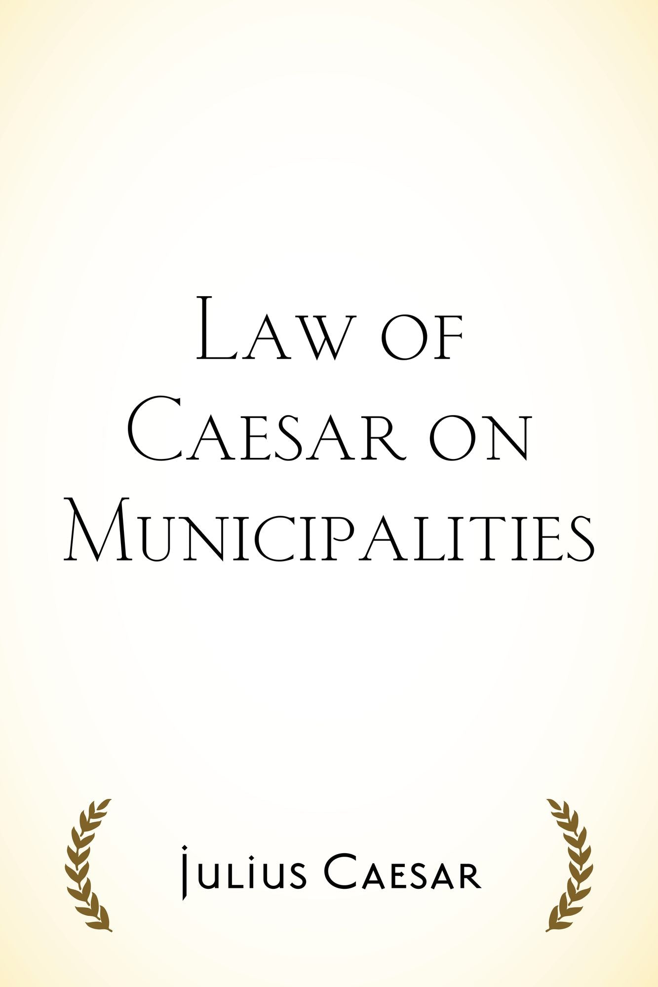 Law of Caesar on Municipalities