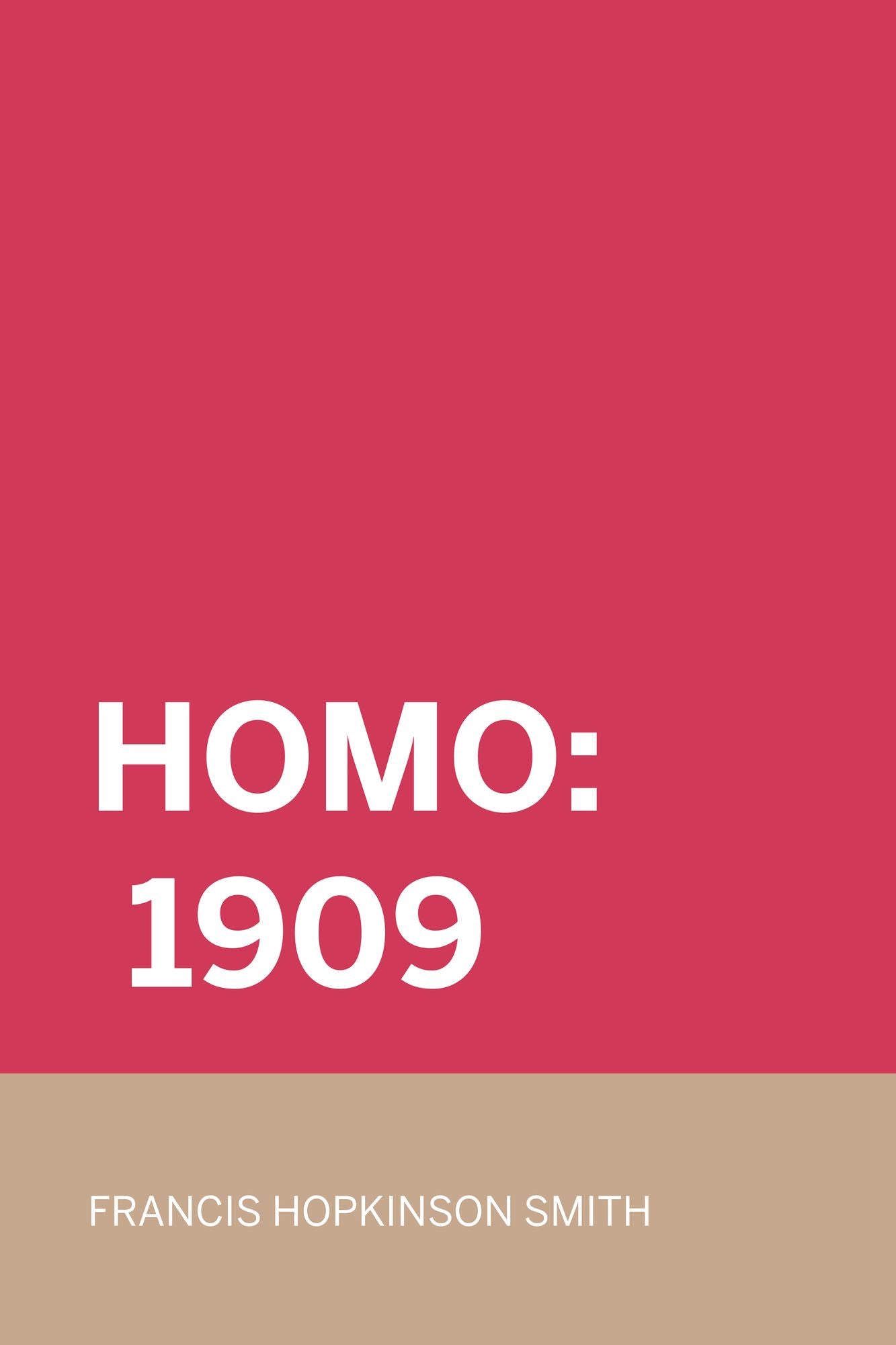 Homo: 1909