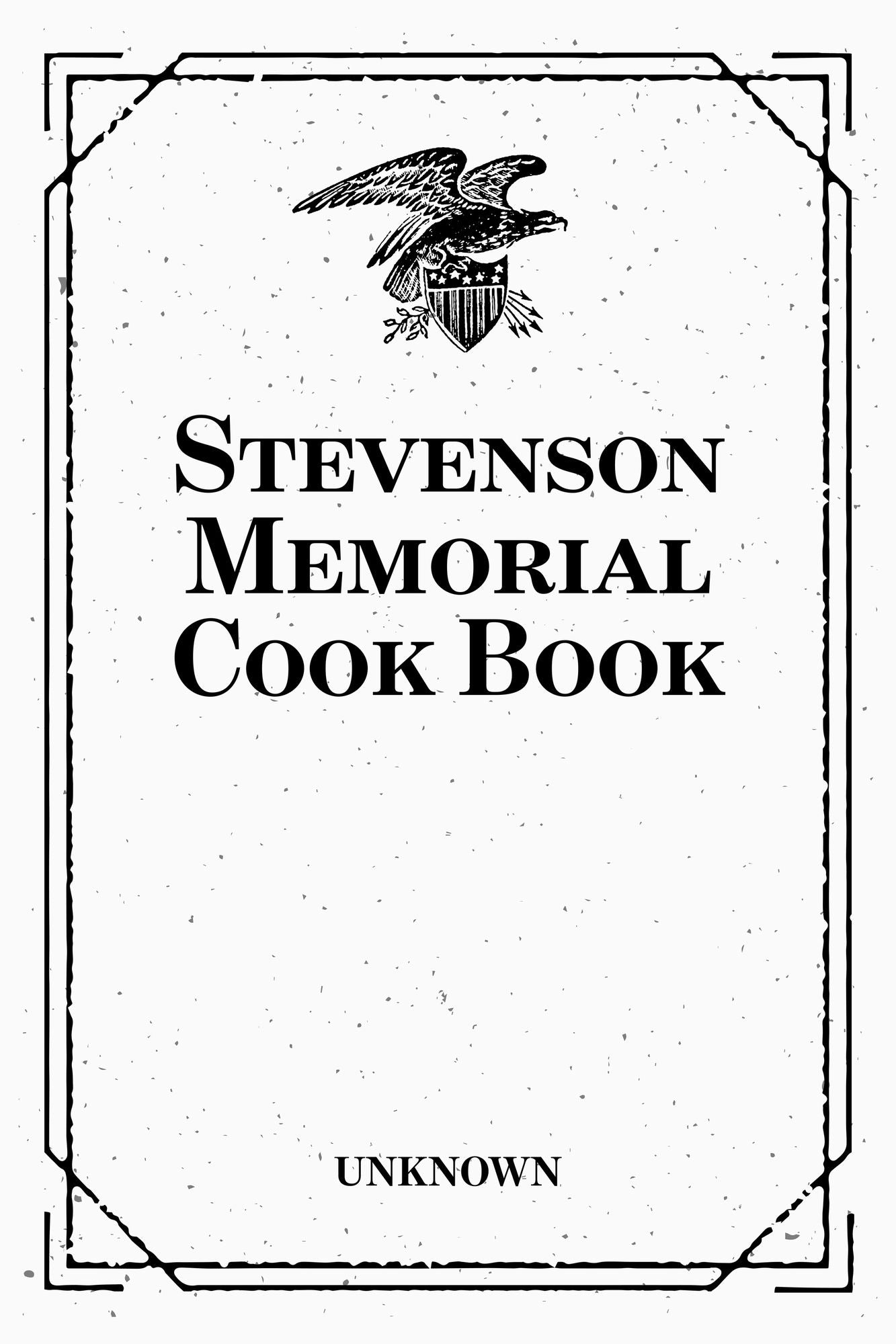 Stevenson Memorial Cook Book