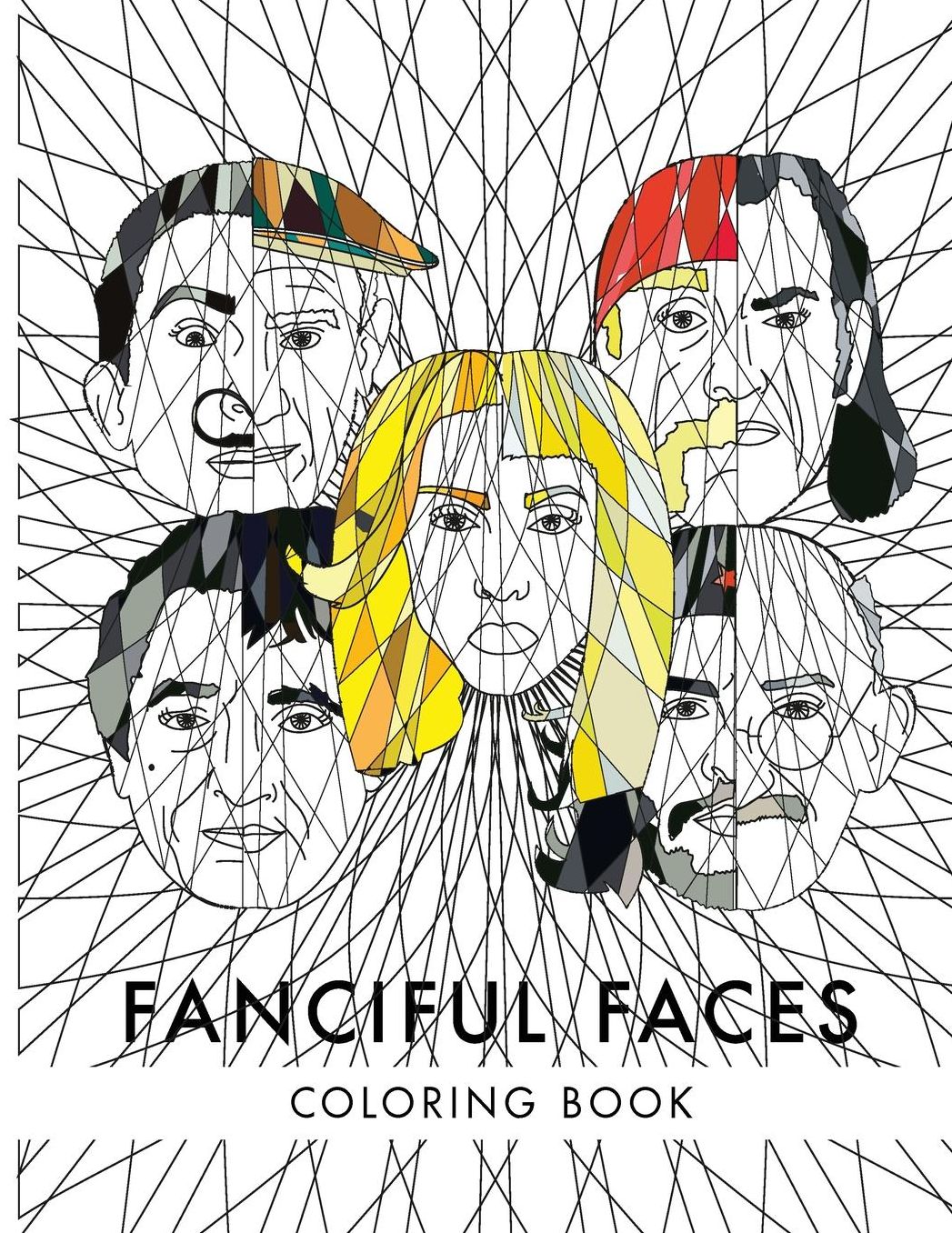 Fanciful Faces Coloring book