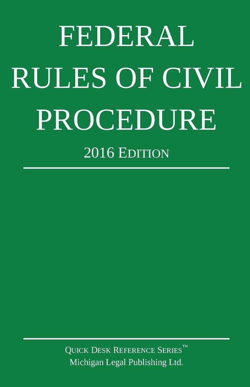 Federal Rules of Civil Procedure, 2016