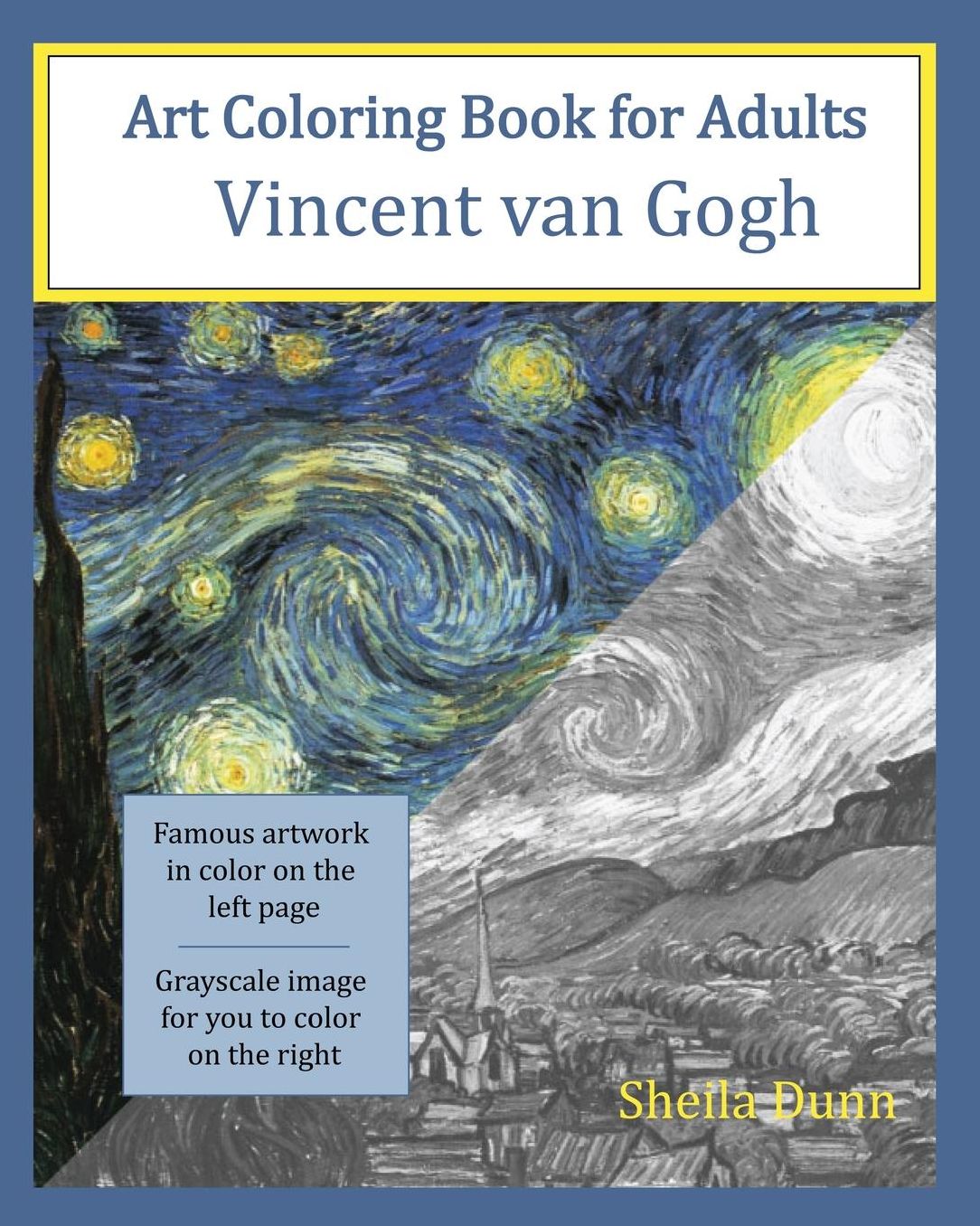 Art Coloring Book for Adults: Vincent van Gogh