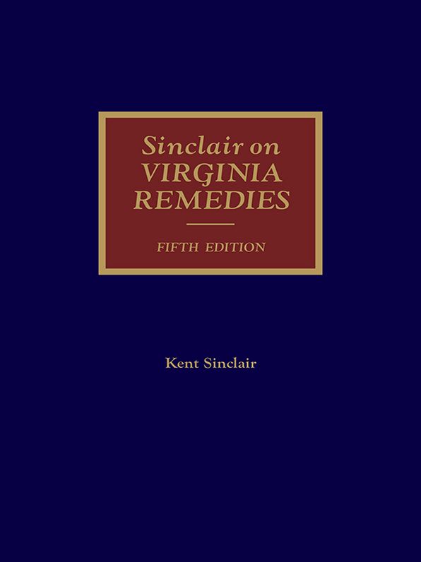 Virginia Remedies, Fifth Edition
