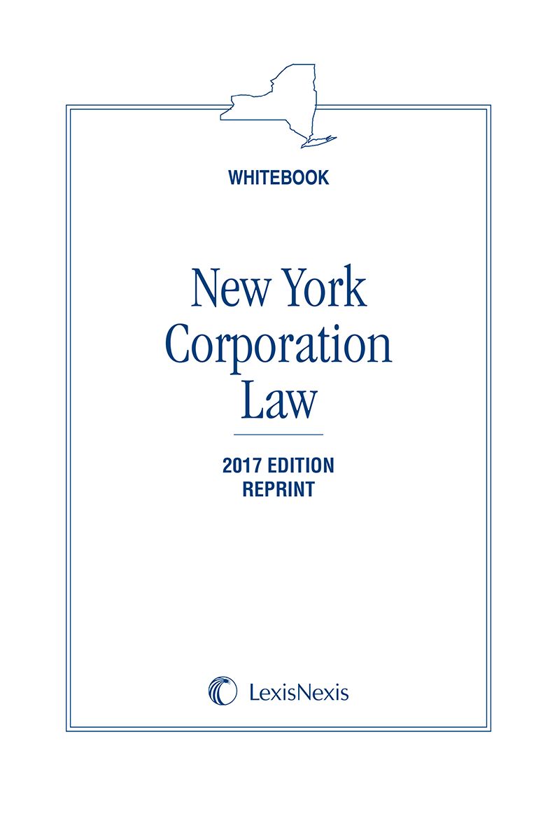 New York Corporation Law (Whitebook)