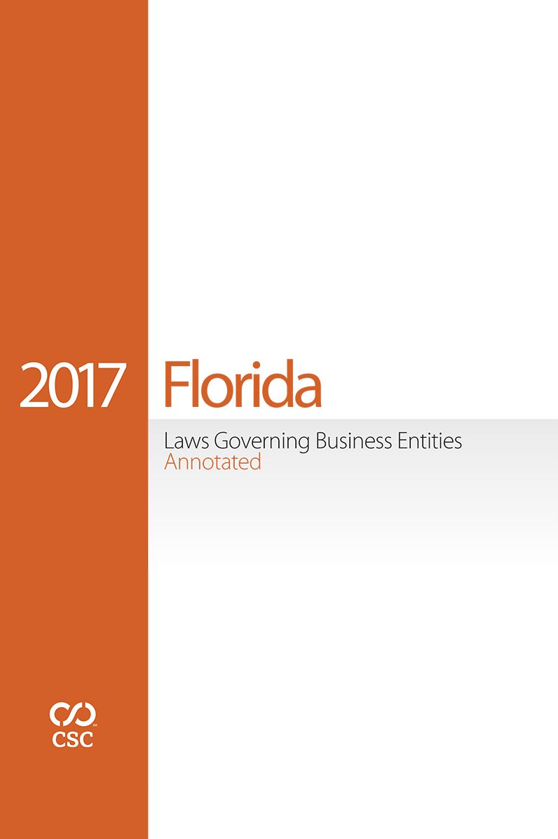 CSC&reg; Florida Laws Governing Business Entities