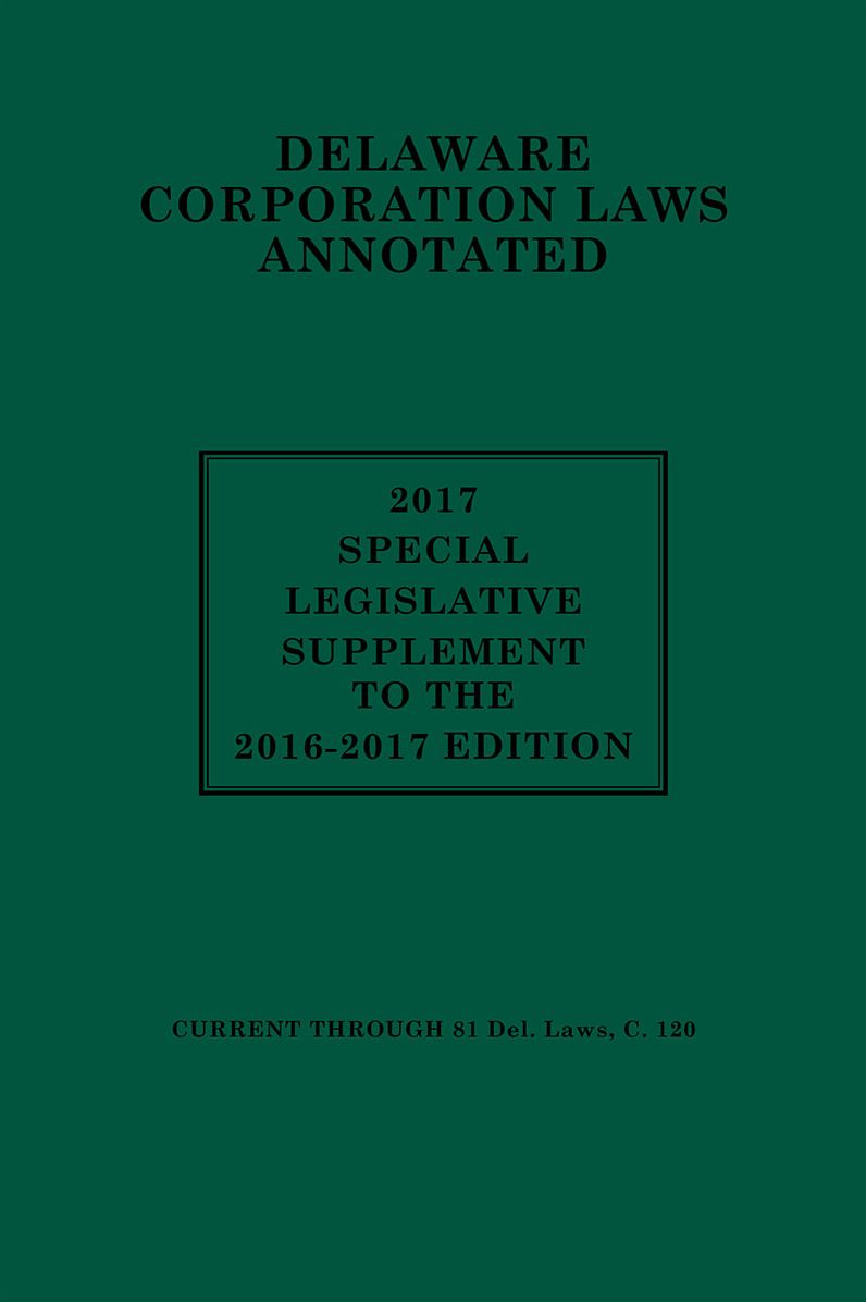 Delaware Corporation Laws Annotated