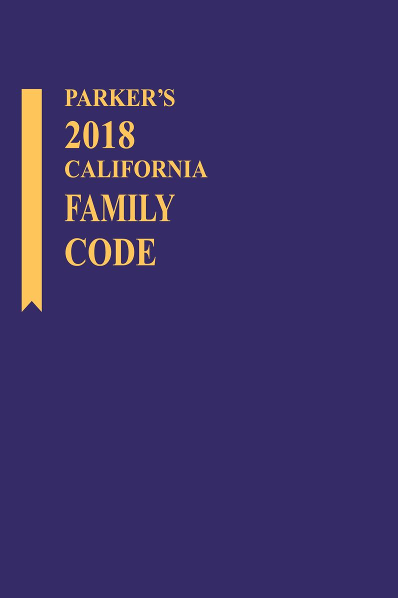 Parker's California Family Code